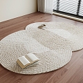 Modern Round Carpet Carpet 3d model