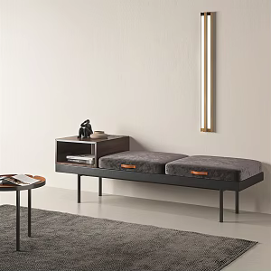 Modern sofa stool 3d model