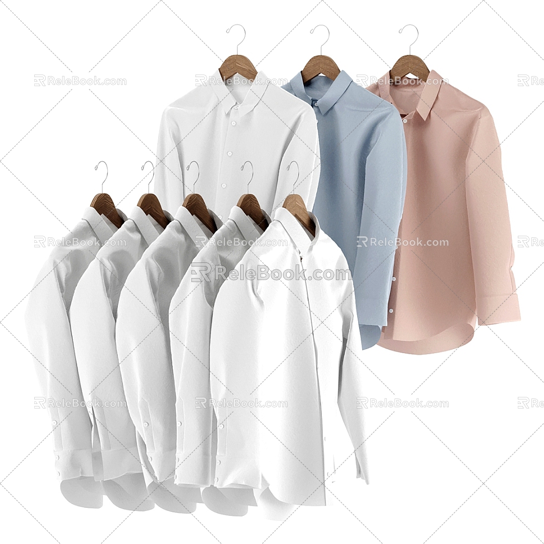 clothes clothing shirt 3d model