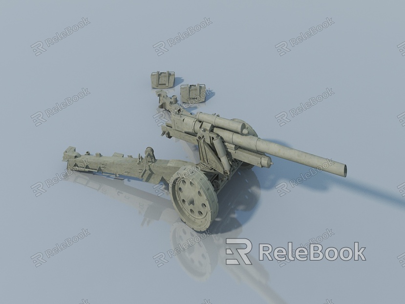 Tank Equipment Weapon Tank Equipment Weapon Cannon model