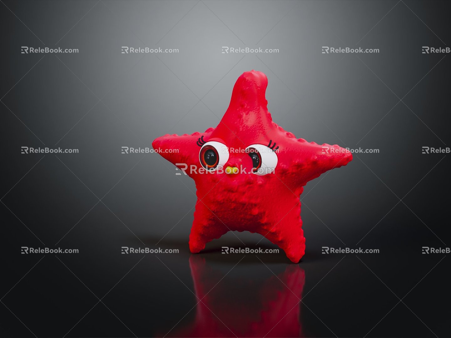 Modern Toy Starfish Pillow Baby Pillow Baby Toy 3d model