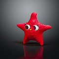 Modern Toy Starfish Pillow Baby Pillow Baby Toy 3d model