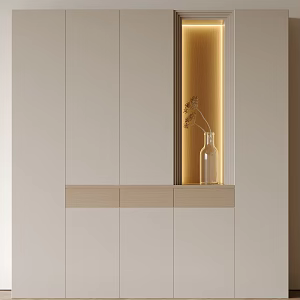 Entrance Cabinet Shoe Cabinet Multifunctional Decorative Cabinet Glass Vase Decoration Floor Cabinet Hanging Type Entrance Cabinet 3d model