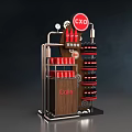 CXO Brand Commercial Equipment With Red Coke Bottles Metal Structure And Gears