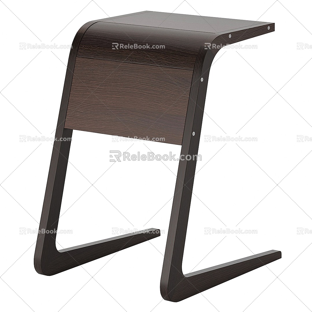 Deep House Nordic Solid Wood Saddle Table Desk model