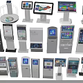 Smart Machines Featuring Self Service Kiosks Information Terminals Various Sizes Digital Screens For Commercial Spaces