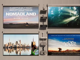 Bracket Projection Screen Combination Projection Cloth Bracket Projector Projection Cloth 3d model