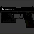 Black Jane West Survivor 9mm 45 Pistol With Detailed Grip And Engraved Text