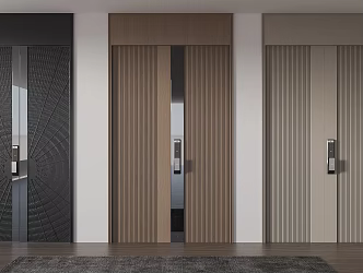 Entry door 3d model