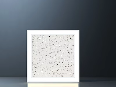 Square Ceiling Panel With Speckled Surface 3d model