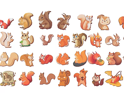 Different Reptile Species Including Lizards Snakes And Turtles In Natural Habitats Guide 3d model