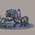 meta-cosmic machinery octopus machine age 3d model