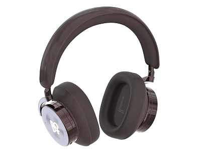 Premium Wireless Over Ear Headphones With Soft Cushions And Ergonomic Design 3d model
