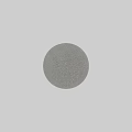 Textured Gray Wall With Smooth Gray Sphere In Front Decorative Element