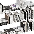 Modern Books Book Ornaments Desk Ornaments Bookcase Ornaments 3d model