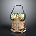 Stylish Camouflage Patterned Corset For Daily Use With Leather Straps Design