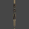 semi-automatic sniper rifle 3d model