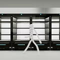 Unloading Smart Electric Vehicle CITY POD 3d model