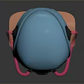 Sci-Fi Helmet Alien Helmet-Helmet High Tech Helmet Game Helmet 3d model