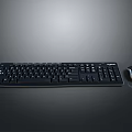 Logitech Wireless Keyboard And Mouse With Modern Design For Office Use