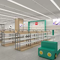 Modern Retail Store Interior With Spacious Layout And Well Arranged Display Shelves