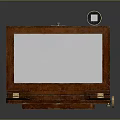 Vintage Wooden Camera With Folding Frame Brass Lens And Adjustable Base
