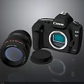 Canon EOS 5D Professional Camera Body With Telephoto Lens And Cap