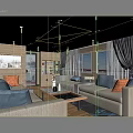Modern Houseboat With People Sailing On Water