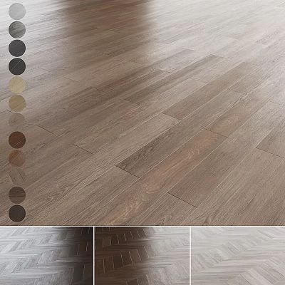 Hardwood Flooring Design Ideas With Diverse Color Options And Patterns 3d model