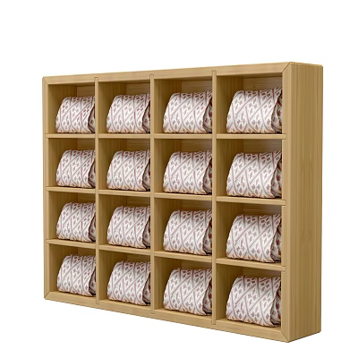 Modern display cabinet solid wood tie box 3d model Modern display cabinet solid wood tie box 3d model