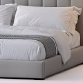 Double bed 3d model