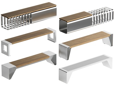 Landscape Seat Outdoor Seat Public Seat model