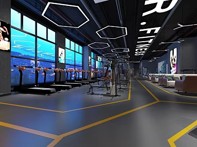 Gym 3d model