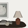 New Chinese Style Retro Table Lamp 3d model