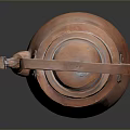 Traditional Copper Teapot With Handle Spout And Lid For Home Kitchen Use