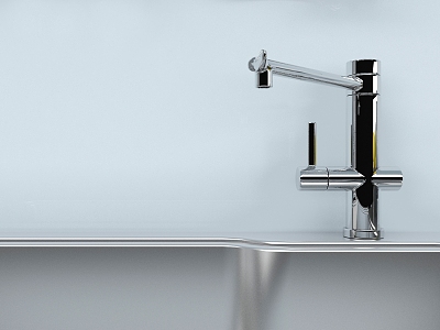 Modern faucet competition 3d model