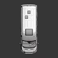 Modern White Ford Van RV With Black Roof Equipment And Red Side Stripes Design