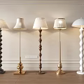Floor lamp combination 3d model