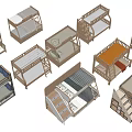 Modern Wooden Bunk Beds With Various Stairs And Ladder Design Options
