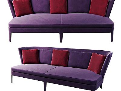 BItalia fabric double sofa model