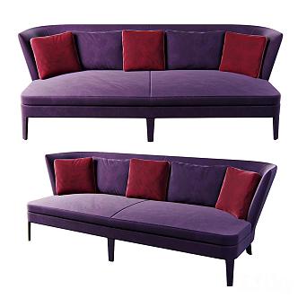 BItalia fabric double sofa 3d model