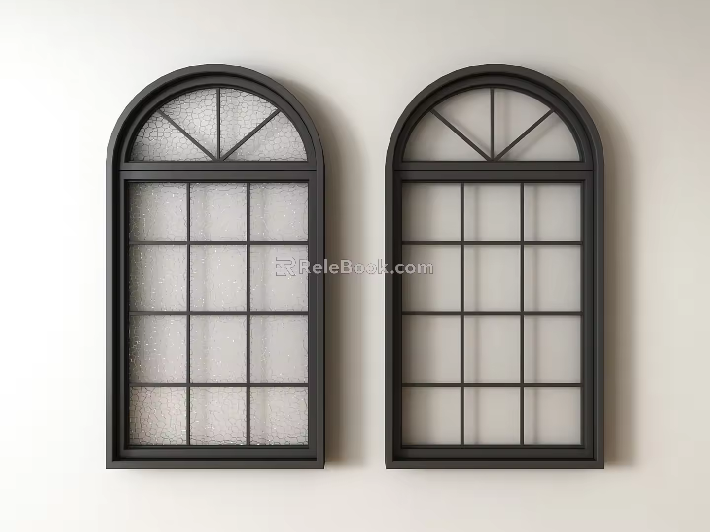 French windows retro windows casement windows glass windows doors and windows 3d model