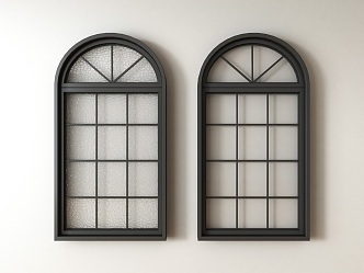 French windows retro windows casement windows glass windows doors and windows 3d model