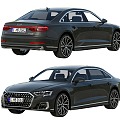 Audi A8 car Audi car sedan 3d model