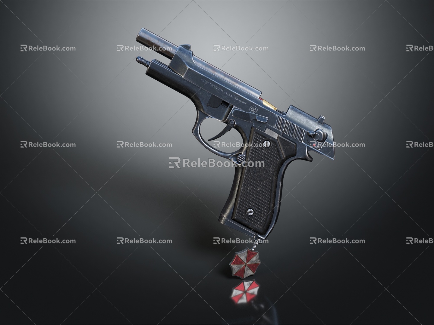 Modern pistol semi-automatic pistol automatic pistol model