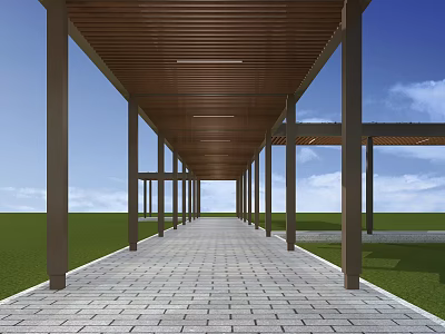 Real estate promenade design 3d model Real estate promenade design 3d model