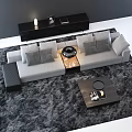 Modern Multiplayer Sofa 3d model