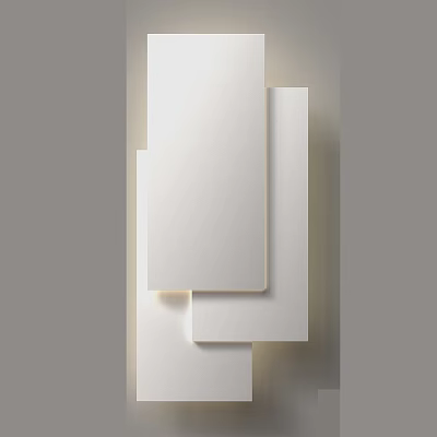 Modern minimalist wall lamp 3d model