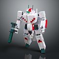 Mecha Warrior Mecha Soldier Machine Armor Mechanical Armor 3d model