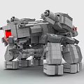 LEGO Toy Blocks Fighting Robot Gundam Mech Warrior Transformers 3d model